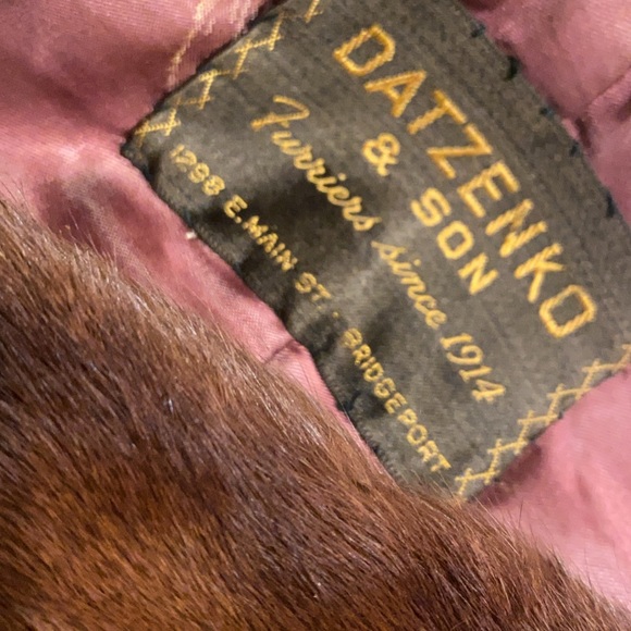 Vintage Datzenko & Son 1930’s-40 Mink Fur Cape - Picture 6 of 8